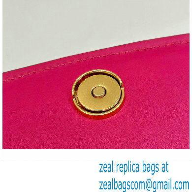 Fendi C Com Small bag in leather Fuchsia 2023 - Click Image to Close